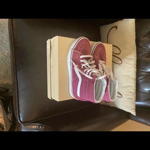 Vans suede high top shoes